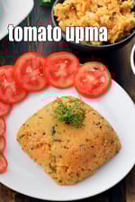 tomato upma recipe | tomato rava upma |