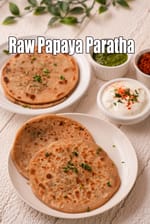 Raw Papaya Paratha recipe