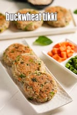 buckwheat tikki recipe | healthy kuttu ki tikki | buckwheat paneer cutlet for high blood pressure |