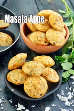Masala Appe, Masala Paniyaram,  Appe Made From Idli Batter recipe