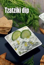 Tzatziki Dip, Lebanese Hung Curd and Cucumber Dip recipe