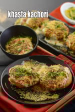khasta kachori recipe | moong dal khasta kachori chaat |