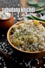 Sabudana Khichdi | Maharashtrian sabudana khichdi | sago khichdi |