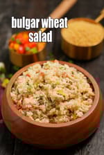 bulgar wheat salad recipe | bulgar wheat salad with vegetables | healthy Indian |
