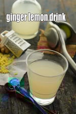 Ginger and Lemon drink recipe, Indian Home Remedies Recipes for headache