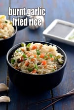 burnt garlic fried rice recipe | burnt garlic rice | Chinese burnt garlic fried rice |