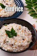 curd rice recipe | South Indian curd rice | dahi chawal | thayir sadam |