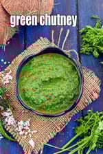 Green Chutney Recipe, 4 varieties of green chutney, hara chutney