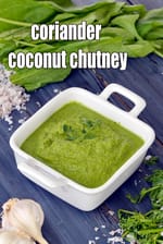 coriander coconut chutney , Coconut Coriander Chutney for idli, dosa, uttapam, vada