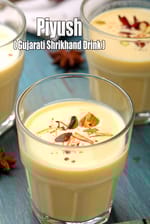 Piyush |  Gujarati  Shrikhand Drink | Maharashtrian Summer Cooler | Thick Lassi (with Shrikhand) |