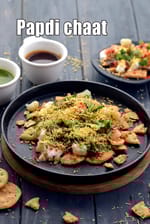 papdi chaat | Indian papdi chaat | Delhi papdi chaat |