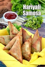Hariyali Samosa | Vatana Samosa | Green Peas Samosa |