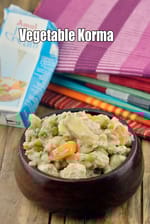 Vegetable Korma recipe | Shahi Vegetable Korma |  Creamy Mixed Vegetable Curry |