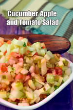 Cucumber, Apple and Tomato Salad recipe, Childrens Recipes, Kids Recipes