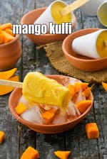 mango kulfi recipe | easy mango kulfi | mango kulfi without condensed milk |