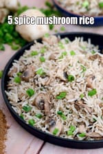 5 spice mushroom rice recipe | five spice mushroom rice | Chinese