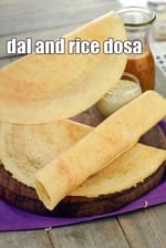 dal and rice dosa recipe | mixed dal dosa | South Indian mixed dal dosa |