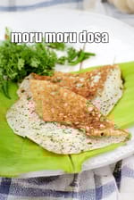 moru moru dosa recipe | moru moru dosa with homemade batter | crispy dosa |