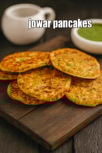 mini jowar pancakes recipe | healthy jowar pancake |  sorghum flour pancake|