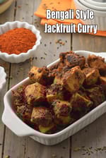 Bengali Style Jackfruit Curry |  Echor Kosha | Kathal Kosha | Bengali Jackfruit Masala |