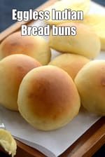 Indian Bread buns recipe | Eggless Home made Bread buns |  French style bread rolls |
