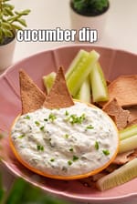 cucumber dip recipe | cucumber curd dip for diabetics, heart  |  healthy kakadi dip rich in protein, Vitamin A, calcium |