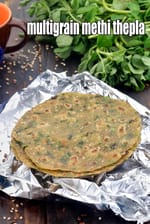 Multigrain Methi Thepla, Breakfast Recipe