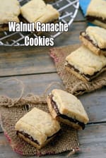Walnut Ganache Cookies recipe, Chocolate Recipes