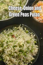 cheese onion green pea pulao recipe |  kids tiffin cheese matar pulao | cheesy green peas pulao |