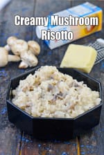 Creamy Mushroom Risotto | Indian style Mushroom Risotto |  Vegetarian  Risotto |