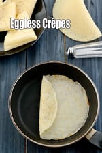 eggless crepe | crepe | eggless pancakes | eggless savoury crepes | Indian eggless crepe