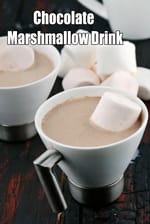 Chocolate Marshmallow Drink recipe, Step by Step recipes for Kids