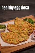 healthy egg dosa recipe | egg and oats pancake | vegetable eggs dosa |