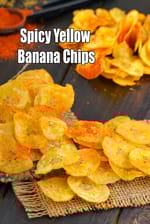 Kerala banana chips | yellow banana wafers | surti banana chips | raw banana chips |