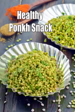 healthy ponkh snack recipe | hurda recipe | quick homemade ponkh snack |
