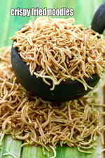 crispy fried noodles recipe | Indian style crispy fried hakka noodles at home | Chinese fried noodles |