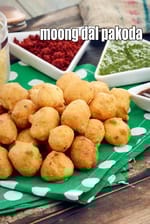 moong dal pakoda recipe | moong dal bhajiya | Mumbai street moong dal pakora |