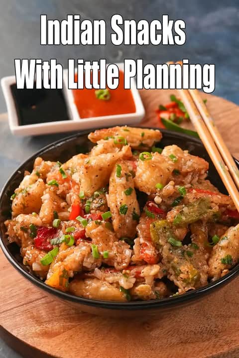 Indian snacks with little planning