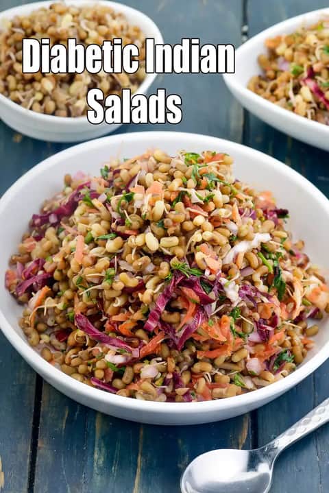 Diabetic Indian Vegetarain Salads