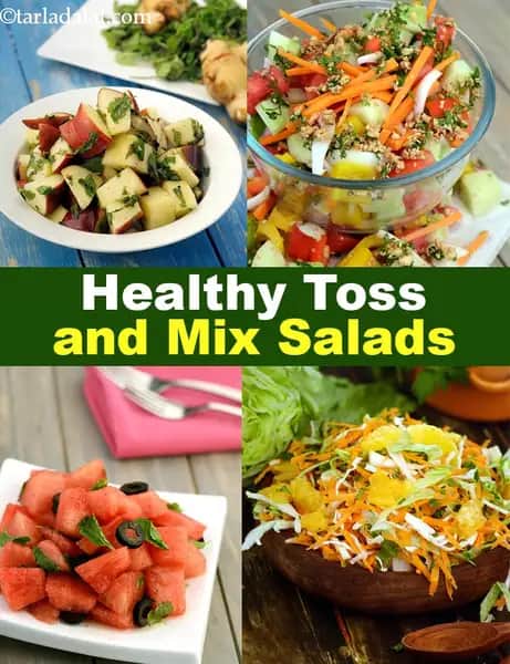 Healthy Toss & Mix Salads (No cooking)