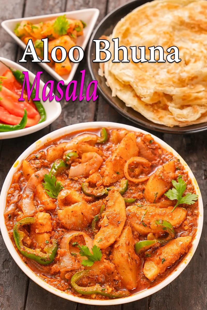 Aloo bhuna masala recipe | dhaba style aloo bhuna masala | aloo bhuna gravy sabzi | | Tarla Dalal