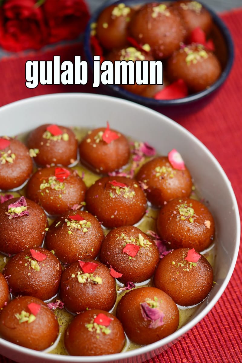 Gulab jamun recipe | gulab jamun with khoya | Indian mithai | how to make gulab jamun | | Tarla Dalal