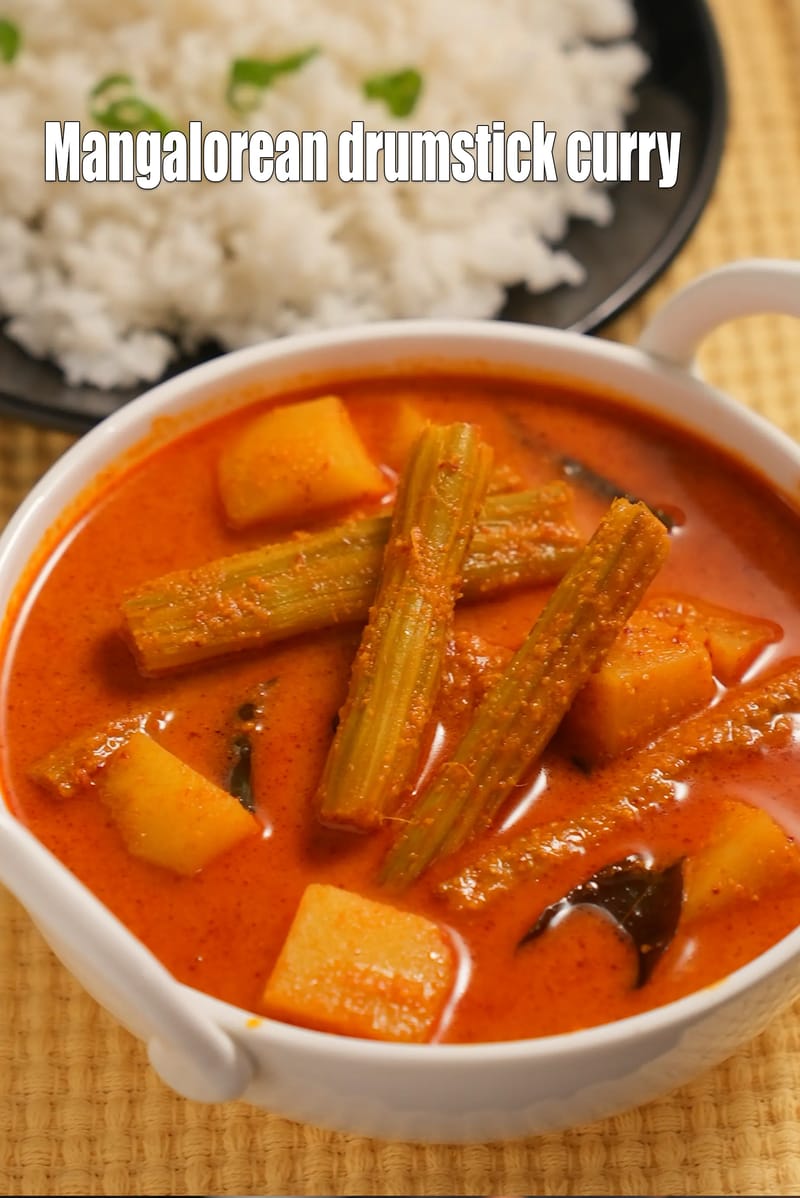 Mangalorean drumstick curry recipe | Mangalorean style drumstick curry | drumstick sabzi |  | Tarla Dalal