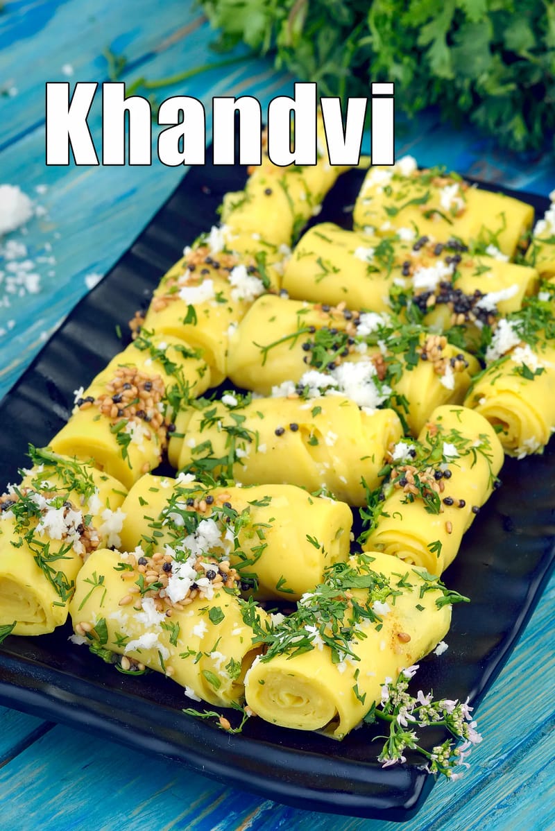 Khandvi recipe | Gujarati khandvi | besan khandvi | | Tarla Dalal