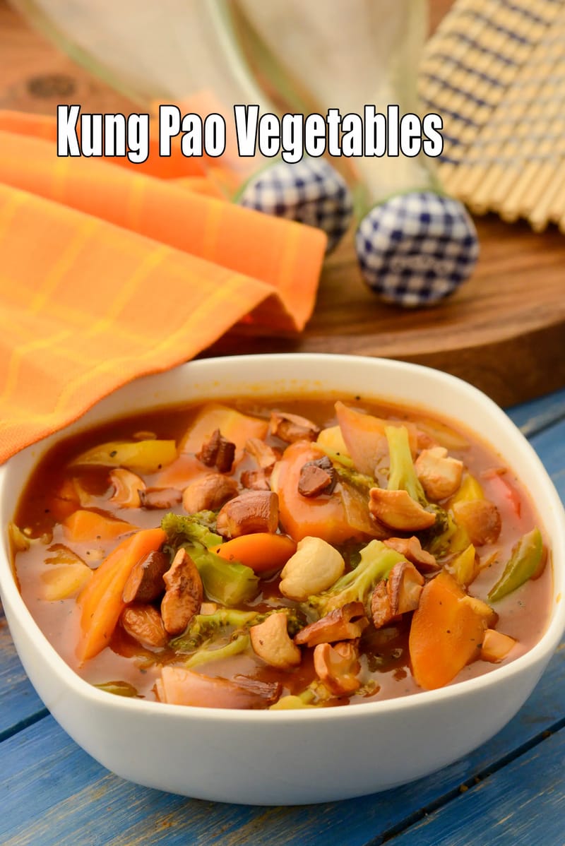 Kung pao vegetables recipe | Indian style vegetable kung pao | Indo Chinese recipe | | Tarla Dalal