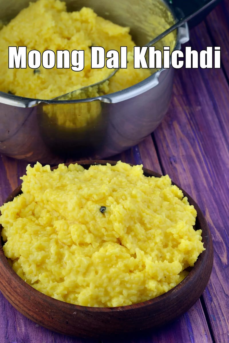 Moong dal khichdi | Gujarati moong dal khichdi for IBS | how to make yellow moong dal khichdi | | Tarla Dalal