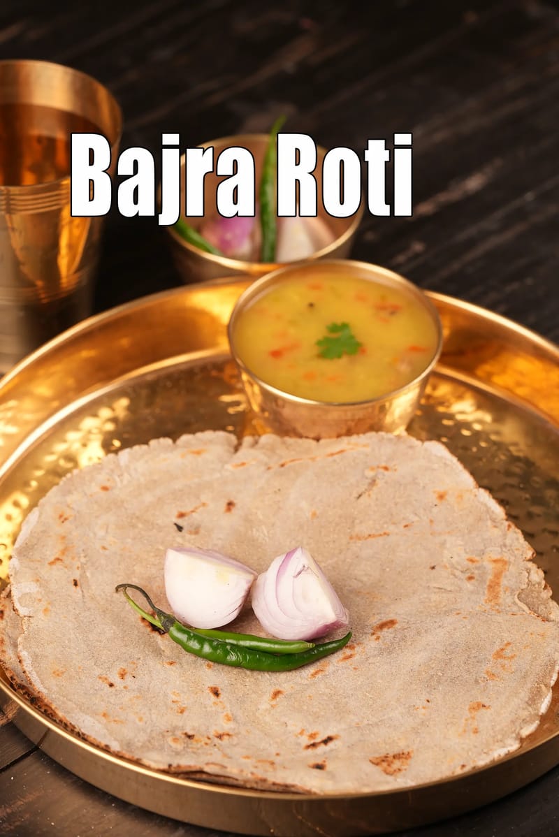 Bajra roti recipe | bajre ki roti | healthy pearl millet roti | Rajasthani bajra roti | Sajje Roti | | Tarla Dalal