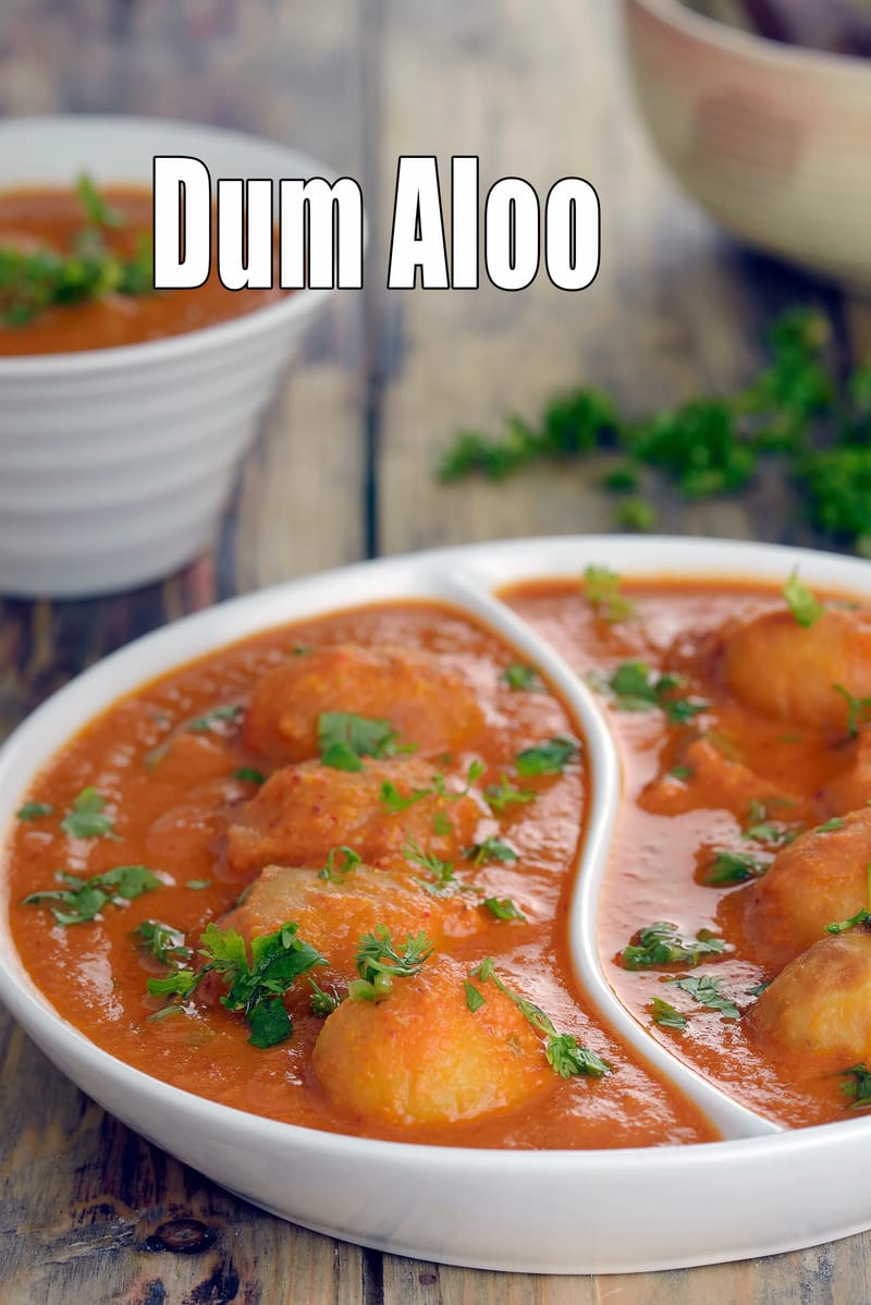 Dum aloo recipe | restaurant style dum aloo | Punjabi dum aloo | dum aloo curry | Tarla Dalal