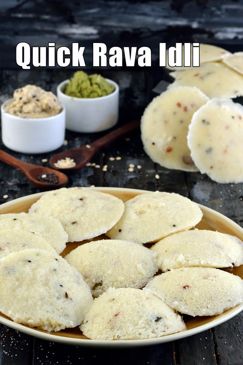 Rava idli recipe | South Indian rava idli | quick sooji idli | instant semolina idli | | Tarla Dalal