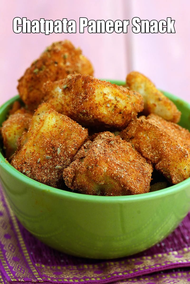Chatpata Paneer Snack | Tarla Dalal
